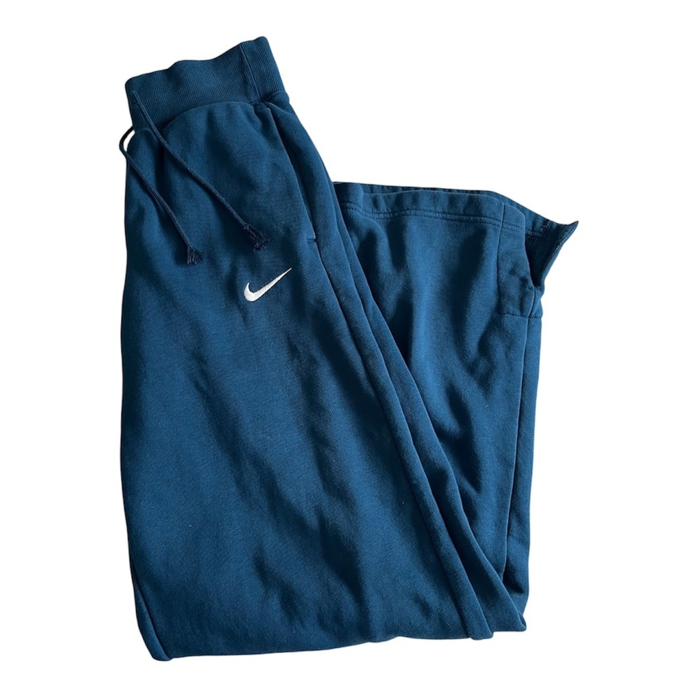 Nike Women's Jogger Pants Sweatpants Pockets Leg Blue Drawstring XS